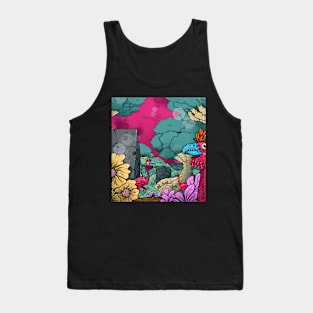 Pinky bird Tank Top